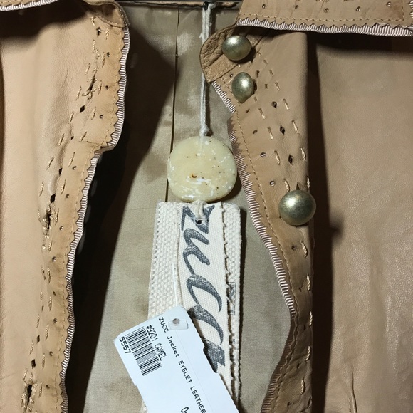 Zucchero Women’s Leather Jacket - Italian - Picture 3 of 8